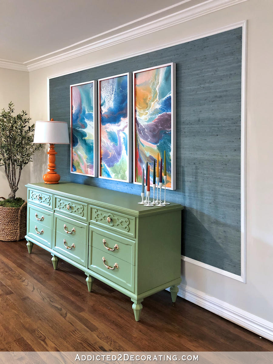 The Half-Finished Project Challenge: Two Down (Entryway Credenza and Frame)