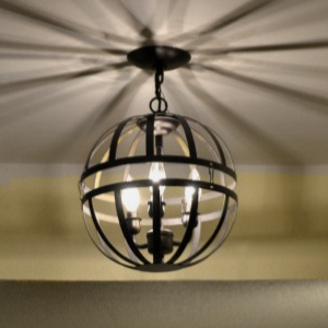 Metal Orb Pendant Light