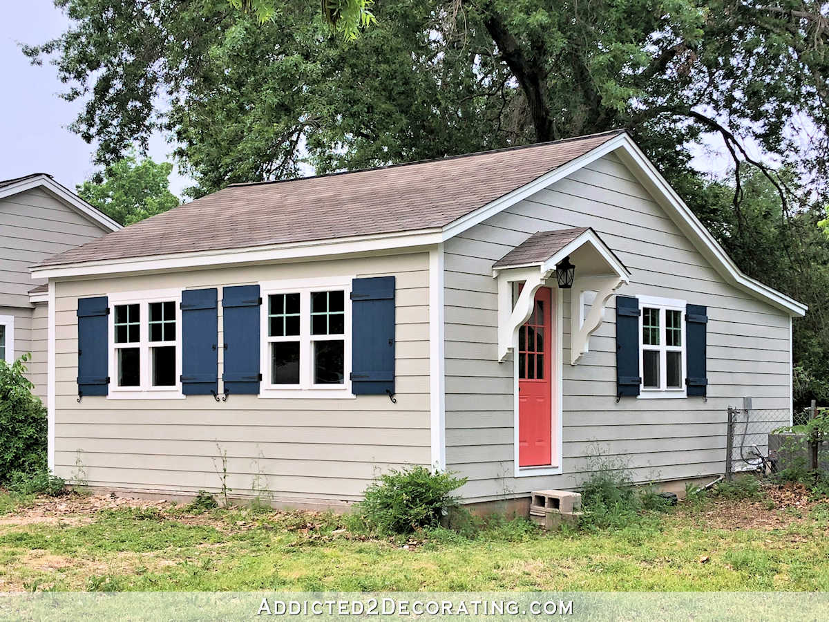 DIY Board and Batten Shutters (Decorative Non-Functioning Shutters Made From PVC Boards)