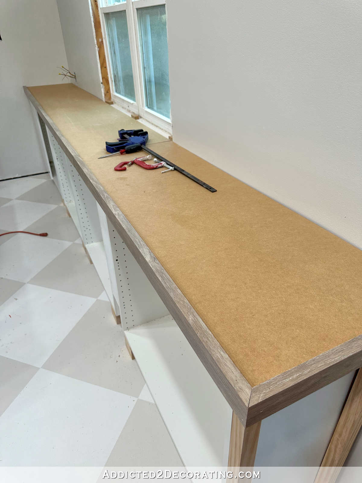 Studio Progress — Cabinets Installed, Countertop Fail, and Countertop Fix